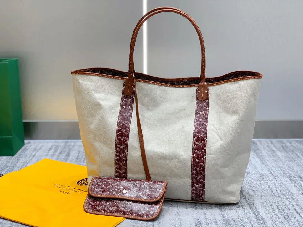 Goyard Saint Louis Pertuis Tote Bag Coated Canvas Leather 8037