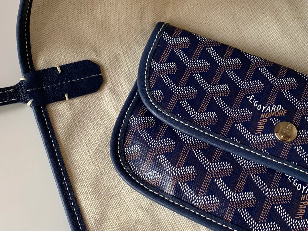 Goyard Saint Louis Tote Bag Coated Canvas Leather 8001