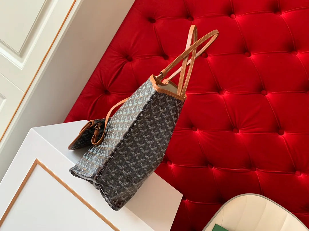 Goyard Tote Bag Coated Canvas Leather 8001/8002