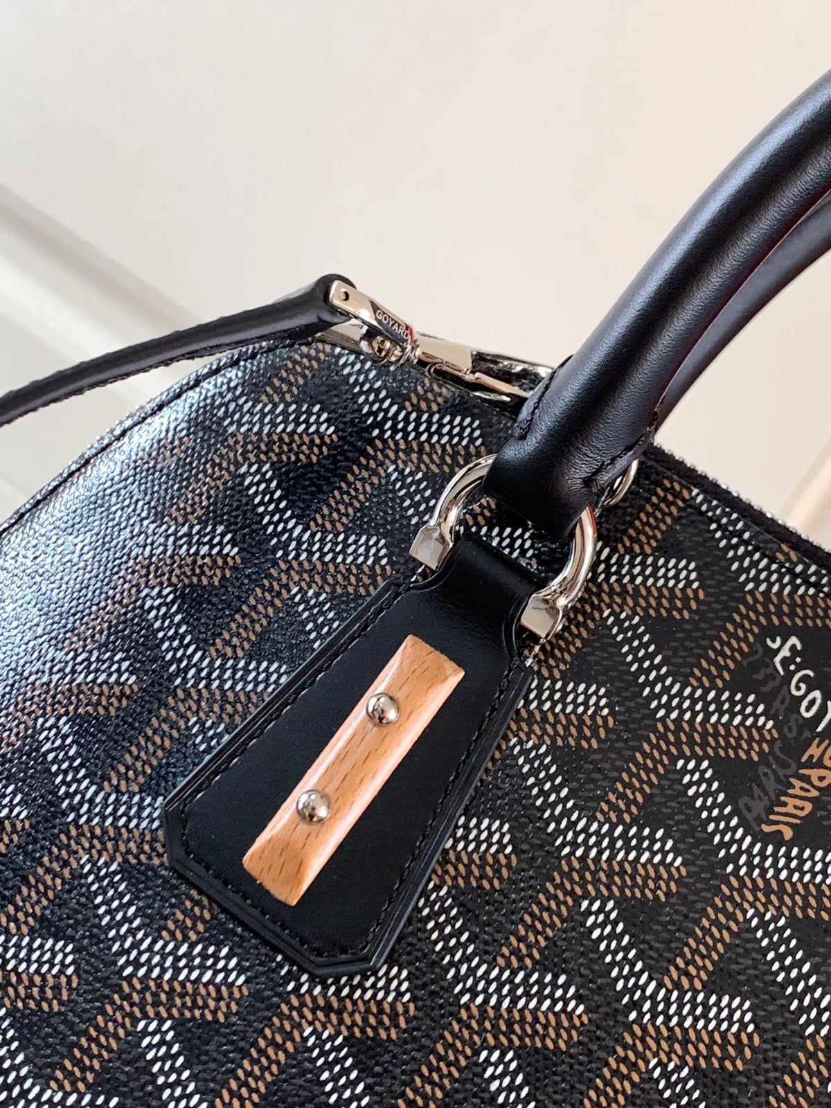 Goyard Vendome Bag Coated Canvas Leather 8036