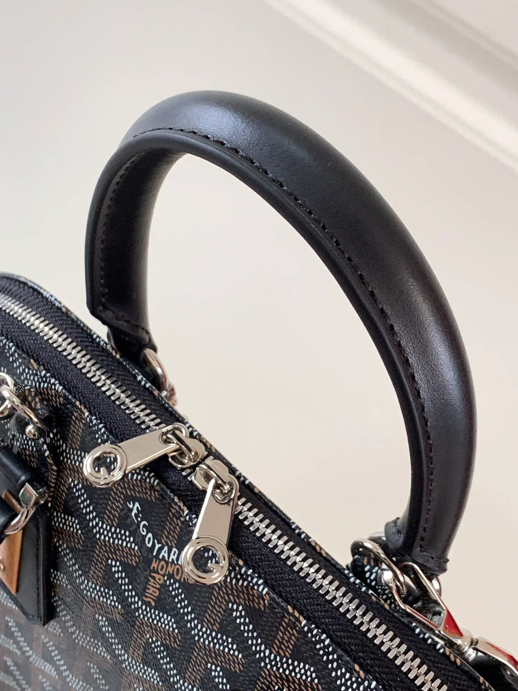 Goyard Vendome Bag Coated Canvas Leather 8036