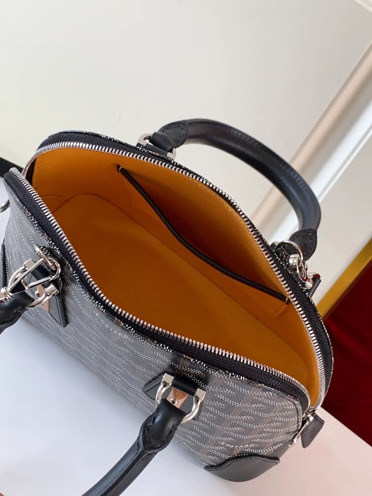 Goyard Vendome Bag Coated Canvas Leather 8036