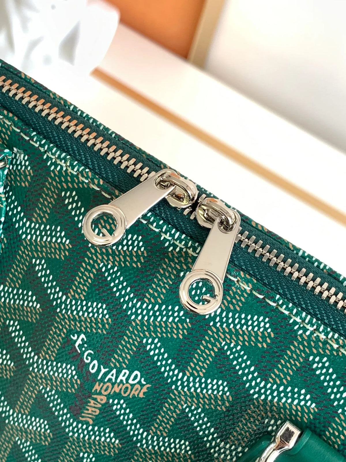 Goyard Vendome Bag Coated Canvas Leather 8820