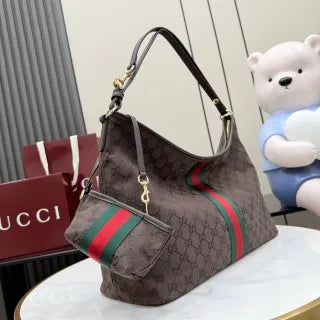 GG Coated Canvas 15.6 in Shoulder Bag A008NS