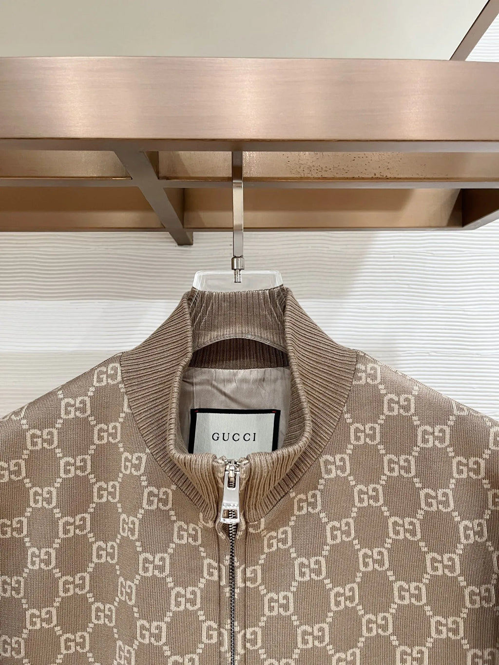 Gucci Men's Jacquard Baseball Jacket