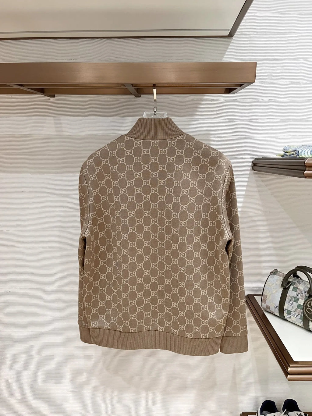 Gucci Men's Jacquard Baseball Jacket