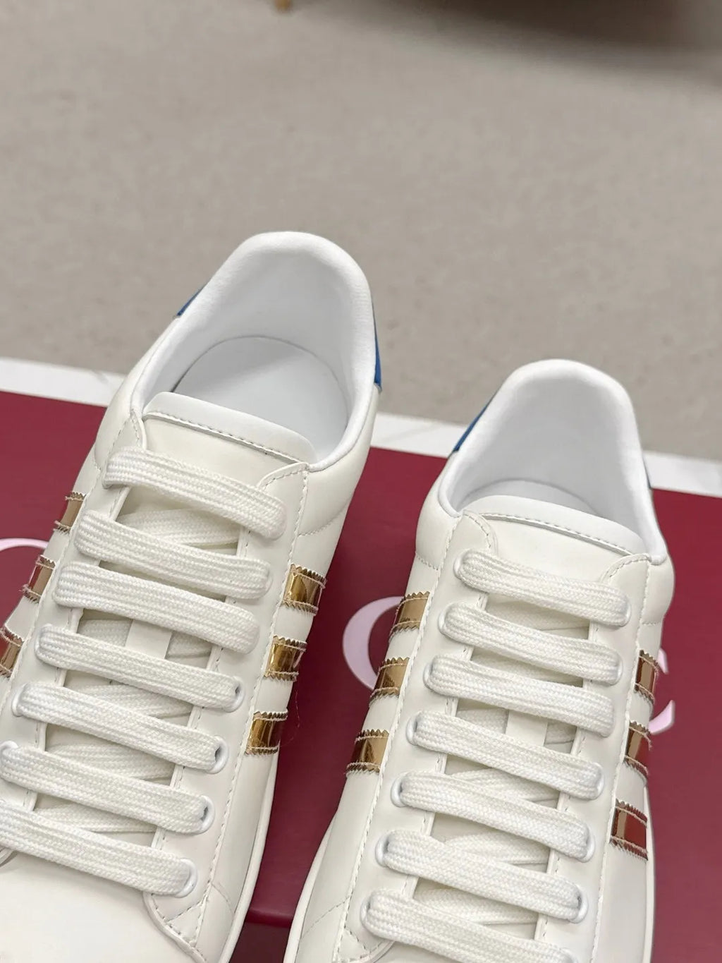 Gucci Unisex Adidas Collaboration Low Top Sneakers