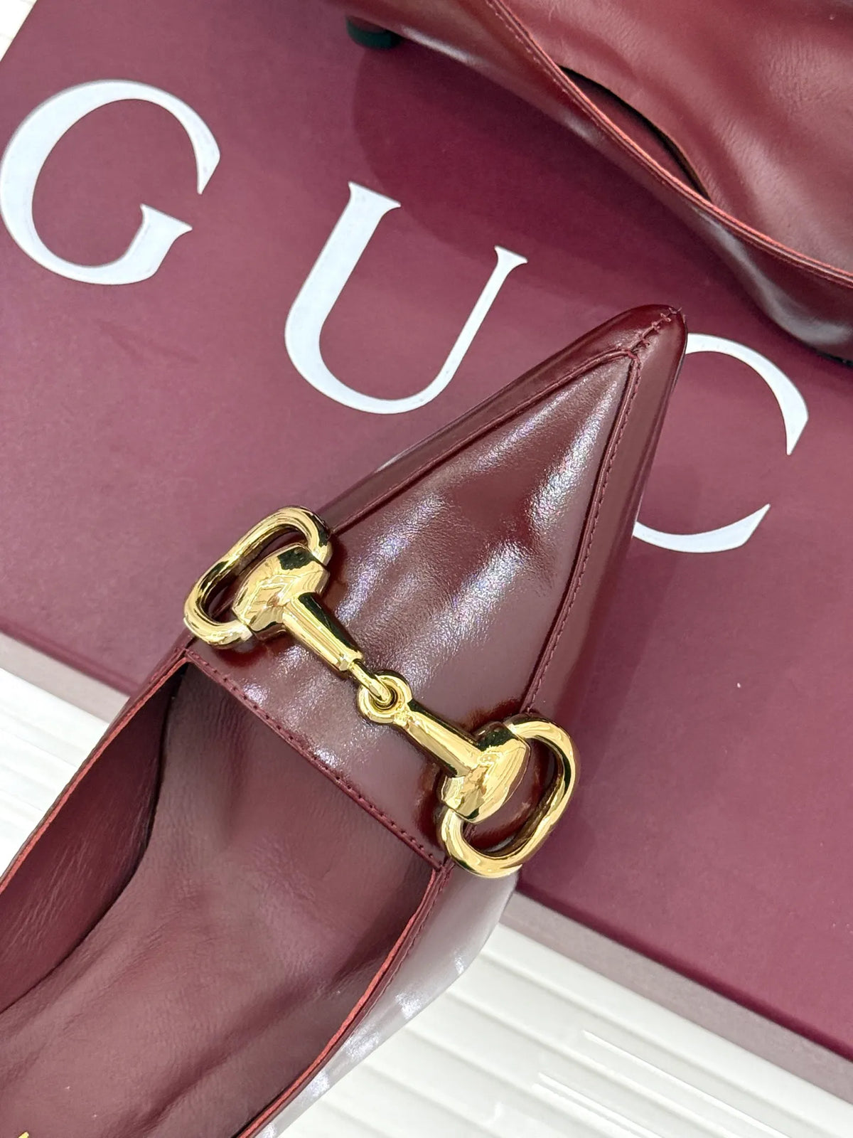 Gucci Women's Boulevard Horsebit Pointed Toe Pumps 2026