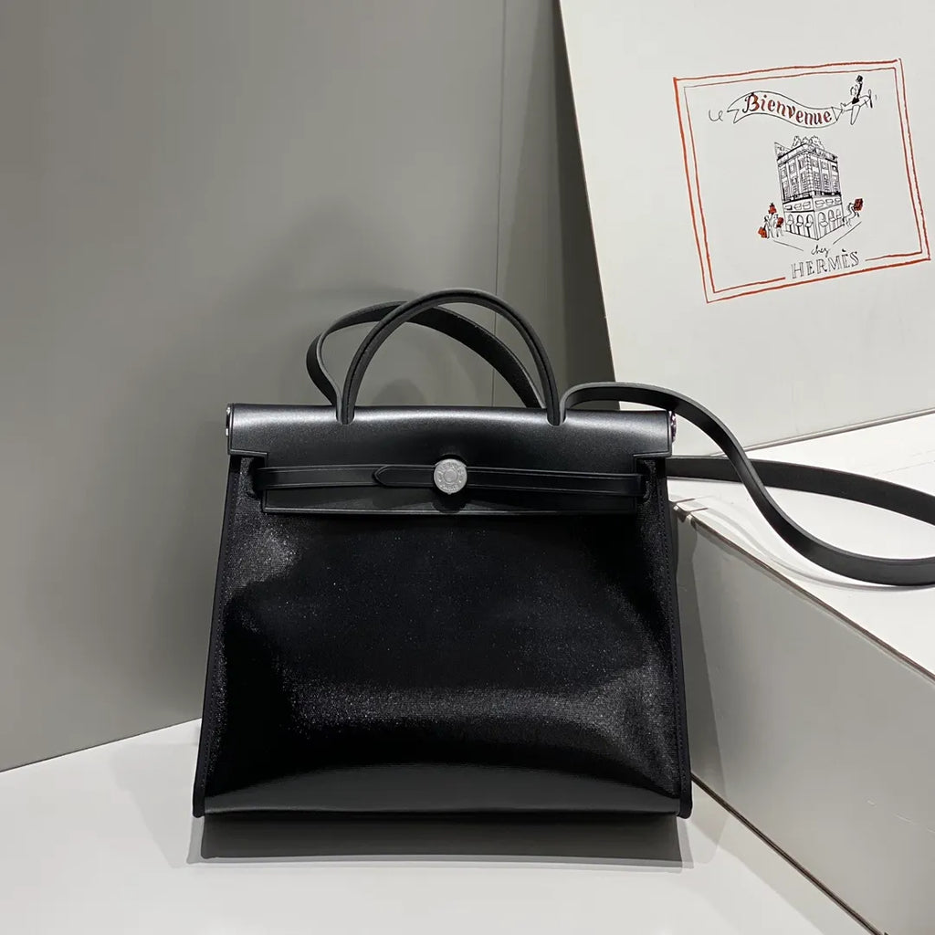 Herbag Zip 12.2 in Handbag Glossy Black