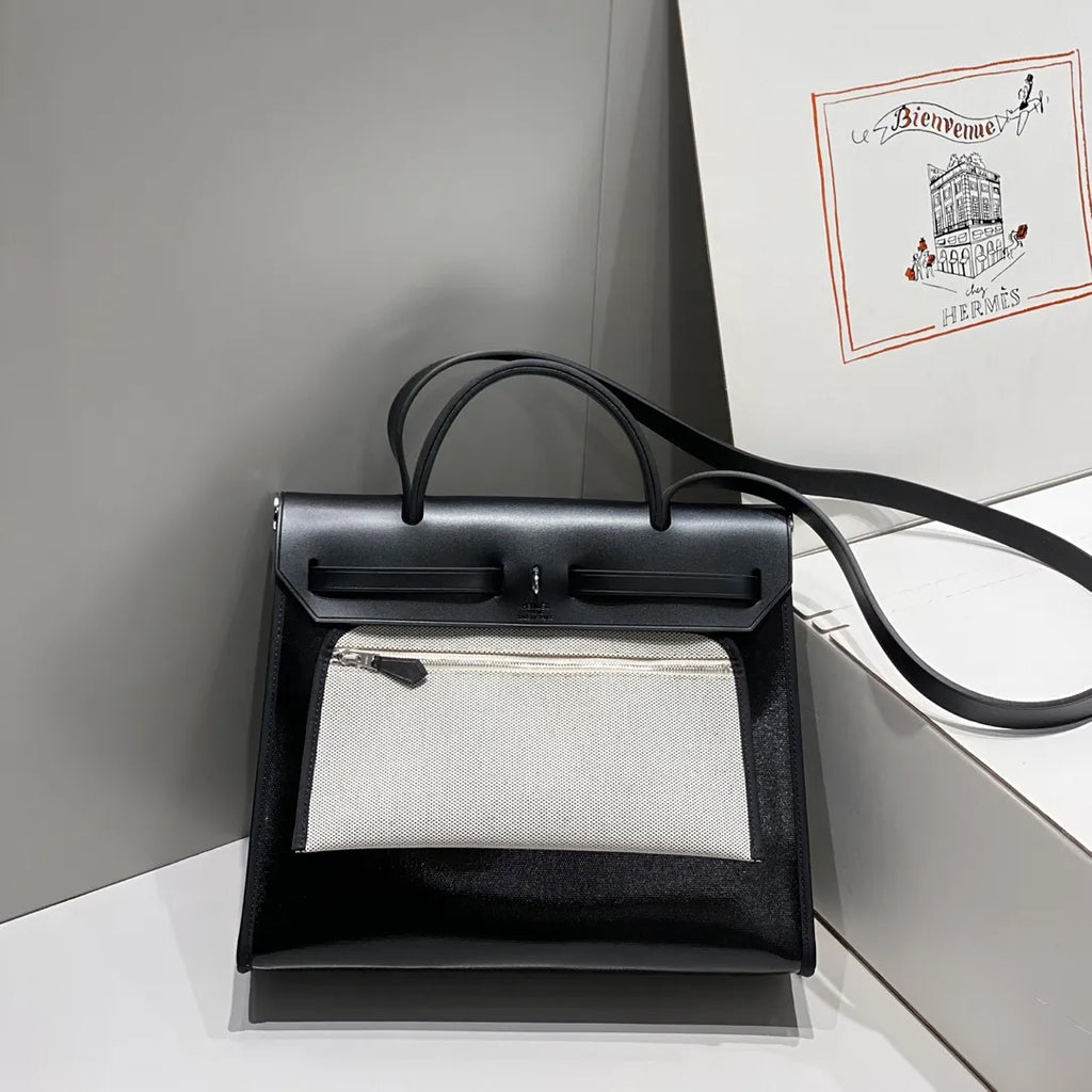 Herbag Zip 12.2 in Handbag Glossy Black