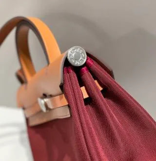Herbag Zip 12.2in Handbag 12120080 Bordeaux Red