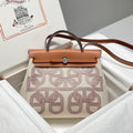 Herbag Zip 31cm Printed Handbag 12120090 Brown
