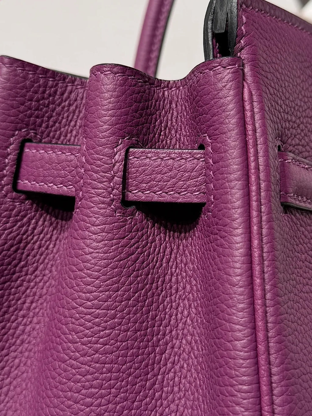 Hermès Birkin 25 Togo Leather Handbag Anemone Purple