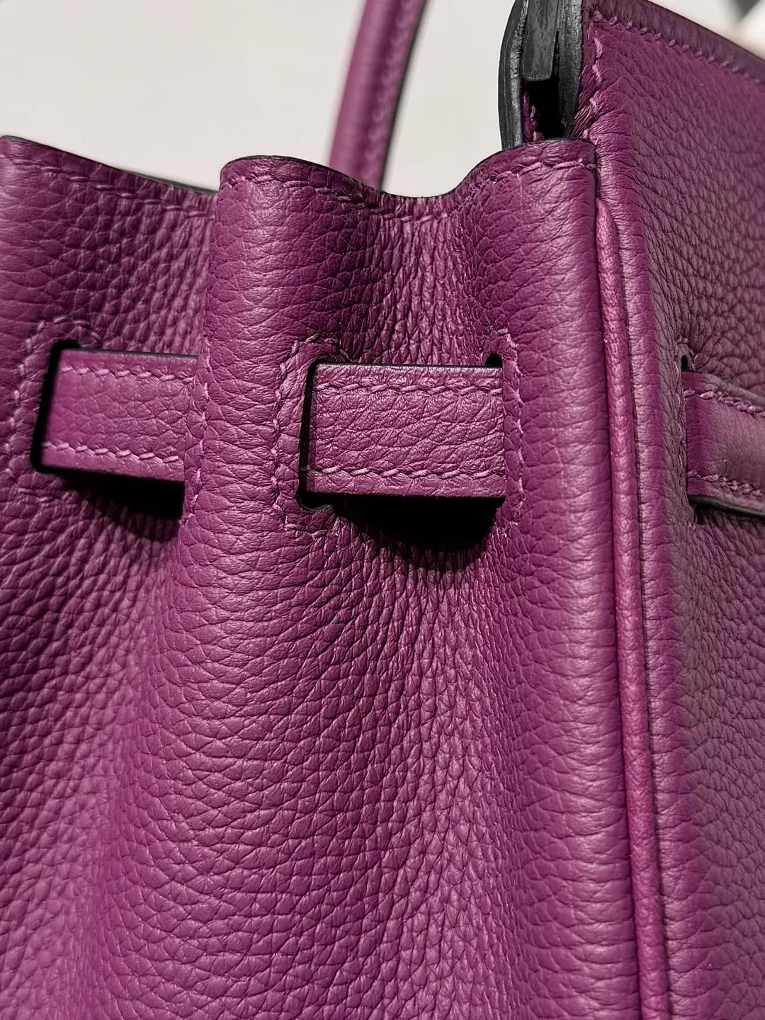 Hermès Birkin 25 Togo Leather Handbag Anemone Purple