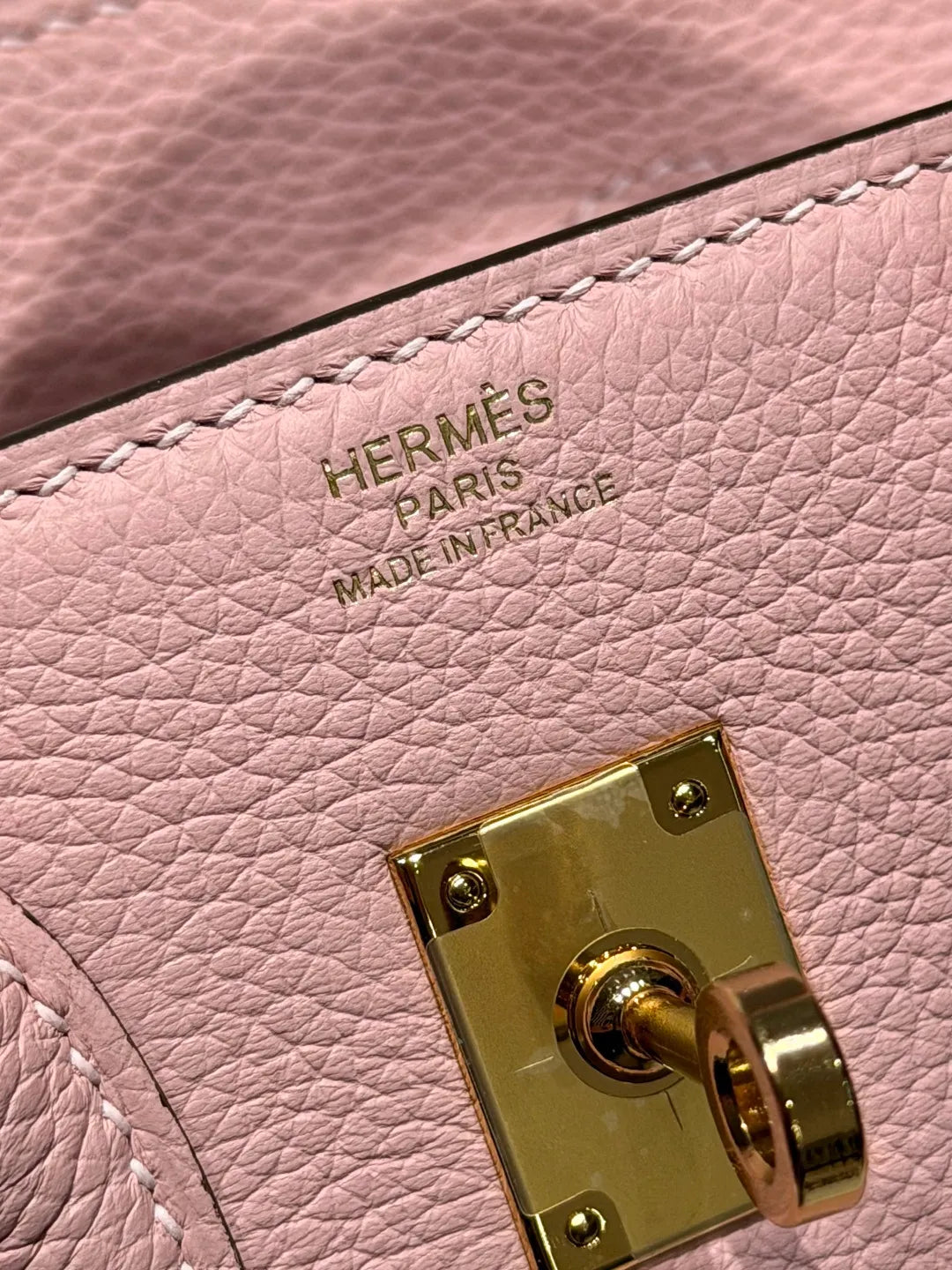 Hermès Birkin 25 Togo Leather Handbag Rose Sakura