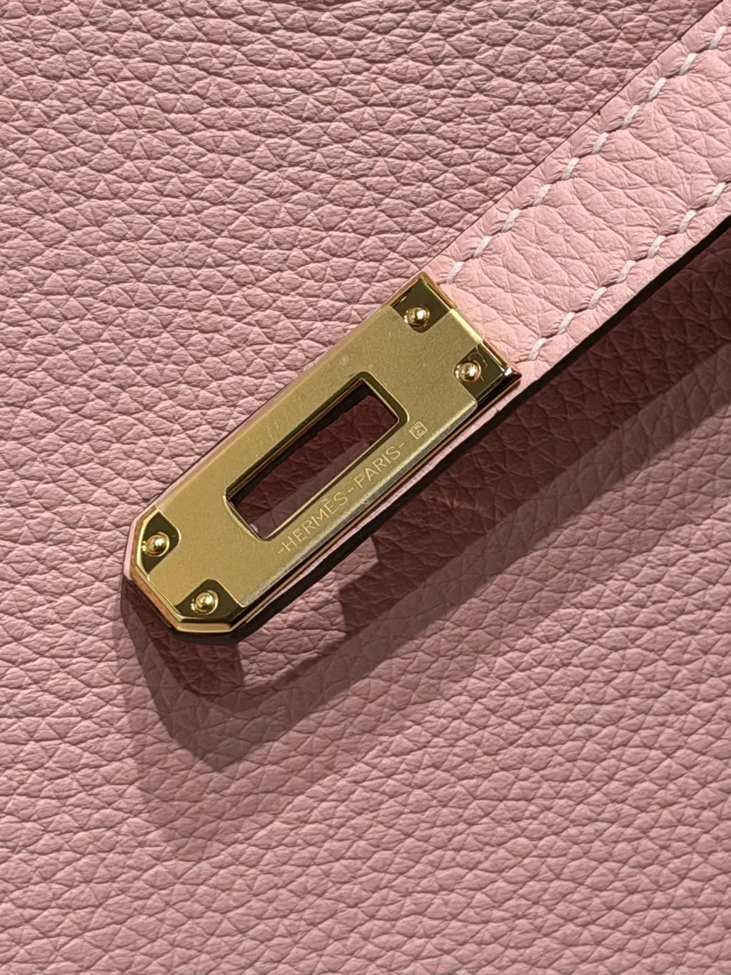Hermès Birkin 25 Togo Leather Handbag Rose Sakura