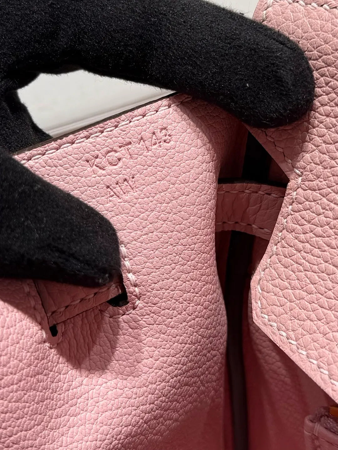 Hermès Birkin 25 Togo Leather Handbag Rose Sakura