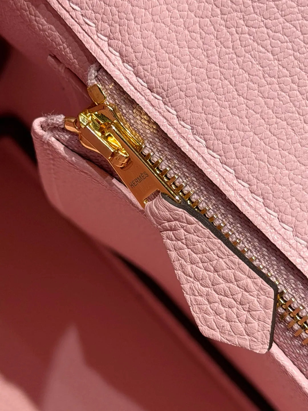 Hermès Birkin 25 Togo Leather Handbag Rose Sakura