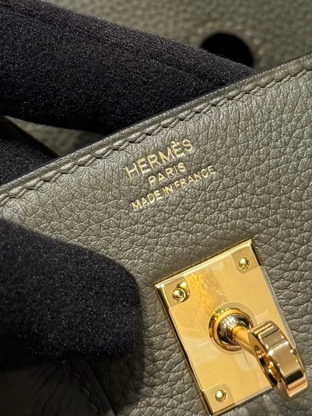 Hermès Birkin 25 Togo Leather Handbag Veronese Green