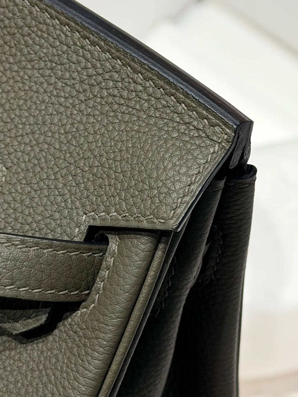 Hermès Birkin 25 Togo Leather Handbag Veronese Green