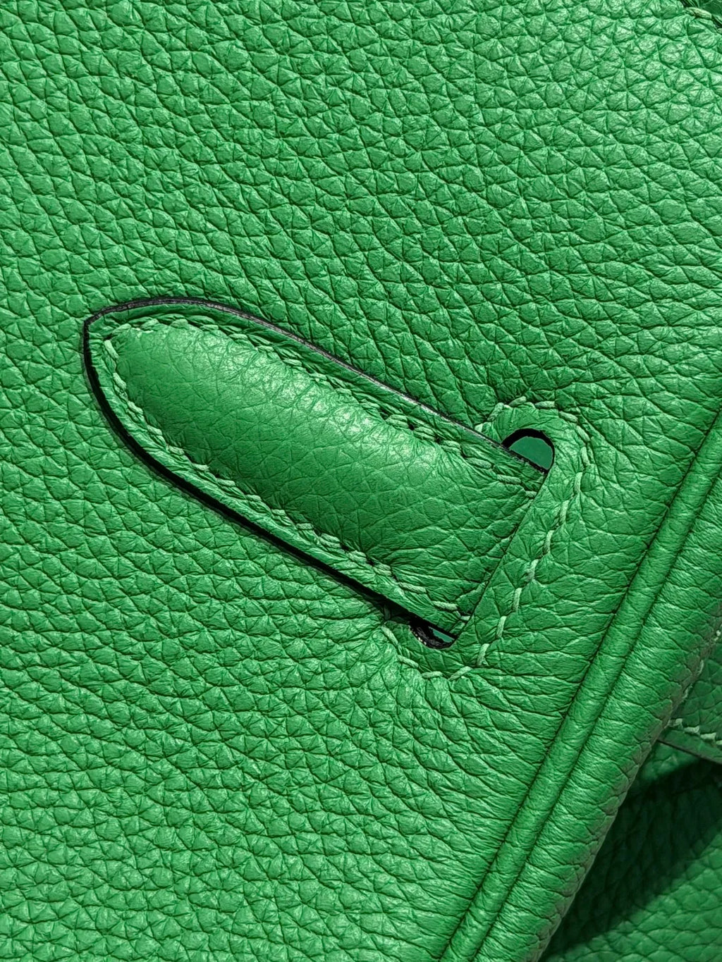 Hermès Birkin 30 Togo Leather Handbag Bamboo Green
