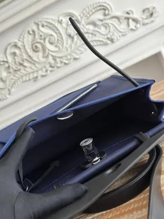 Hermès Herbag 31 Canvas and Leather Shoulder Bag