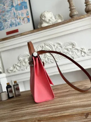 Hermès Herbag 31 Canvas Leather Handbag