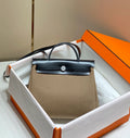 Hermès Herbag Zip 31 Canvas and Leather Shoulder Bag