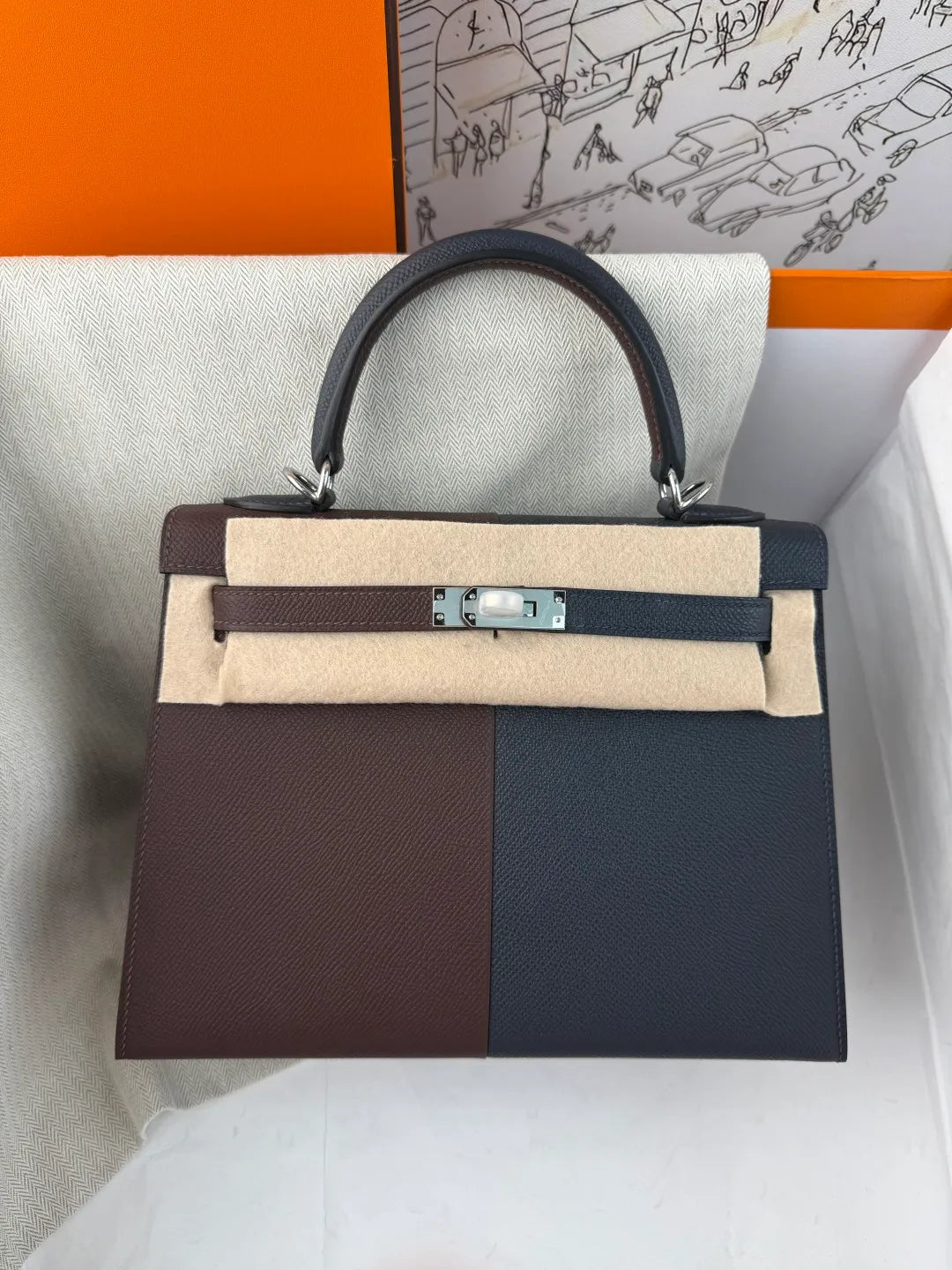 Hermès Kelly 25 Epsom Leather Handbag