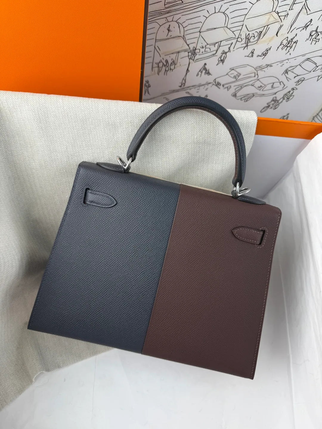 Hermès Kelly 25 Epsom Leather Handbag