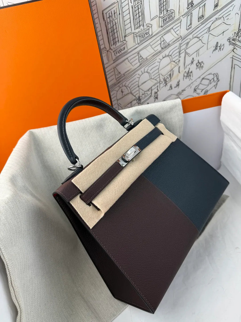 Hermès Kelly 25 Epsom Leather Handbag