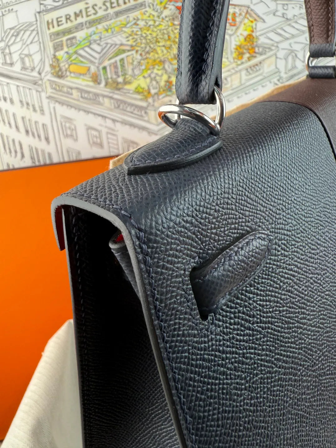 Hermès Kelly 25 Epsom Leather Handbag