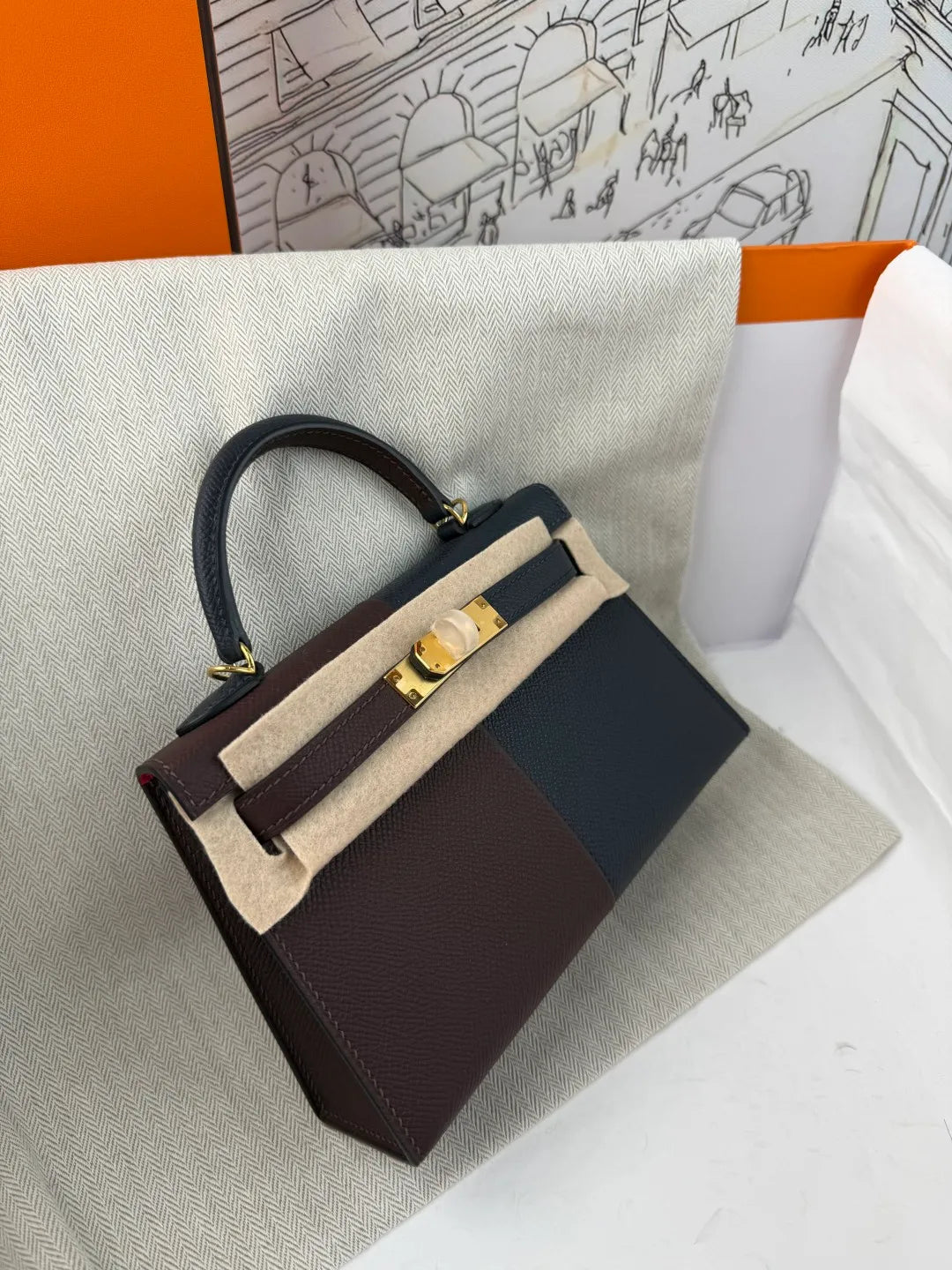 Hermès Kelly II 19 Epsom Leather Handbag