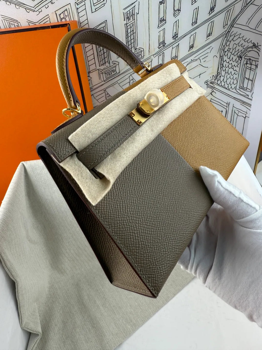 Hermès Kelly II 19 Epsom Leather Handbag