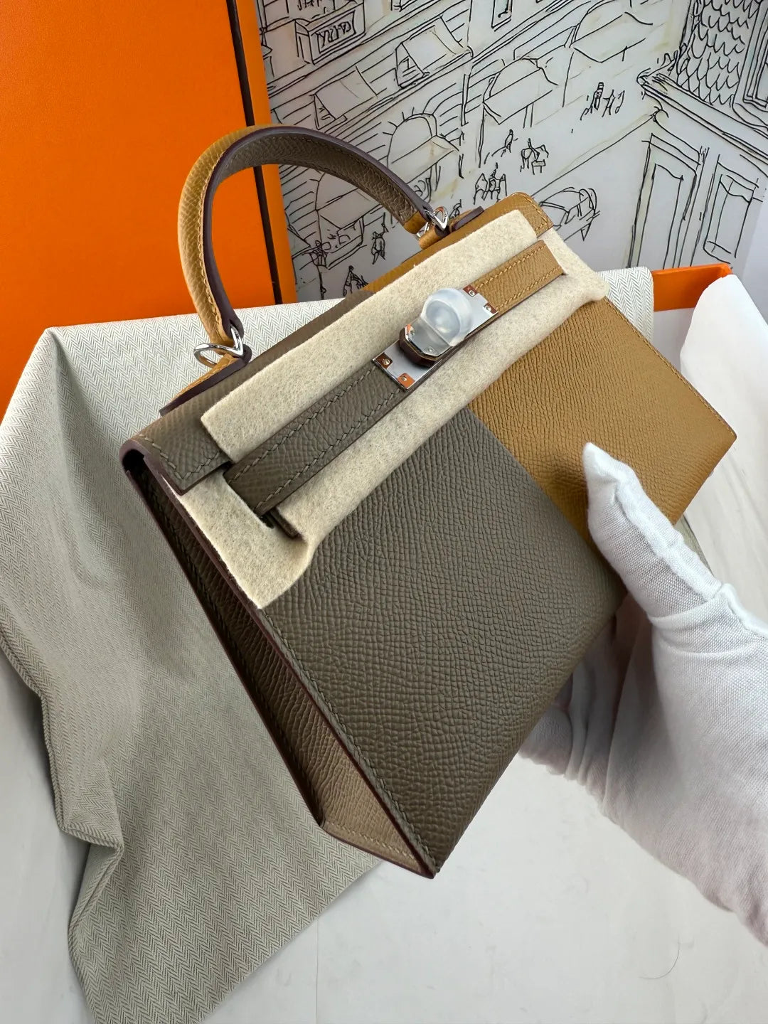 Hermès Kelly II 19 Epsom Leather Handbag
