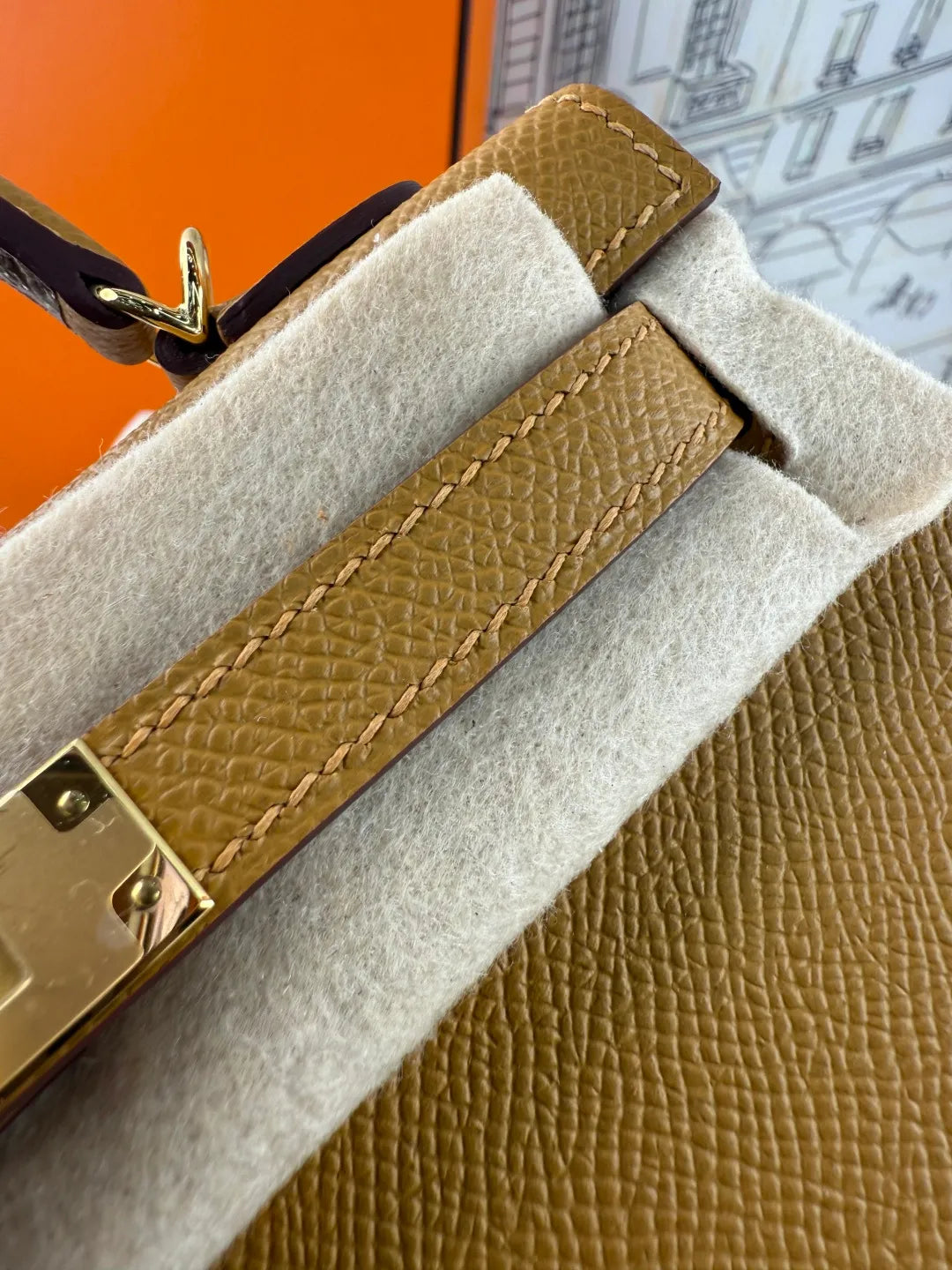 Hermès Kelly II 19 Epsom Leather Handbag