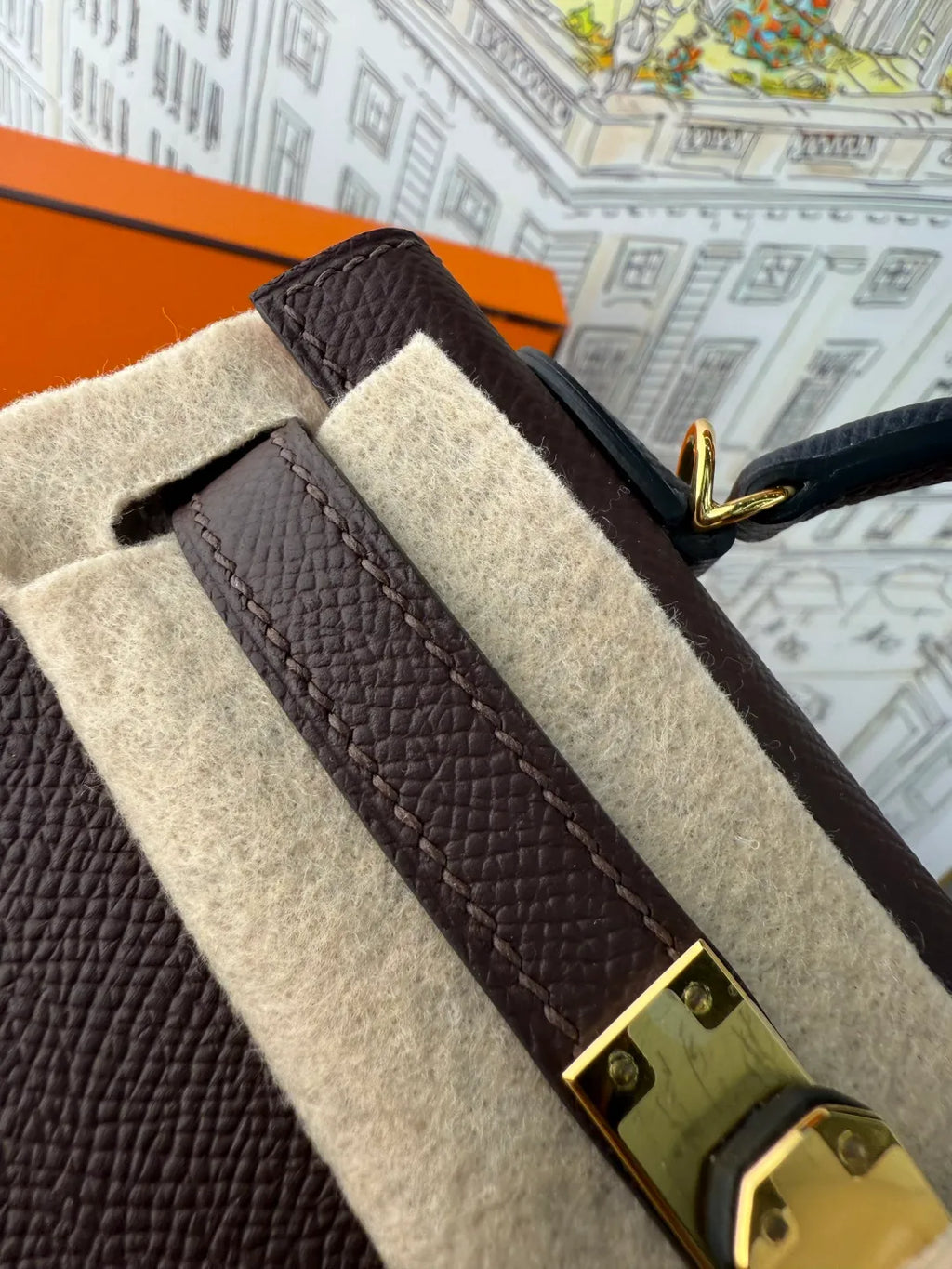 Hermès Kelly II 19 Epsom Leather Handbag
