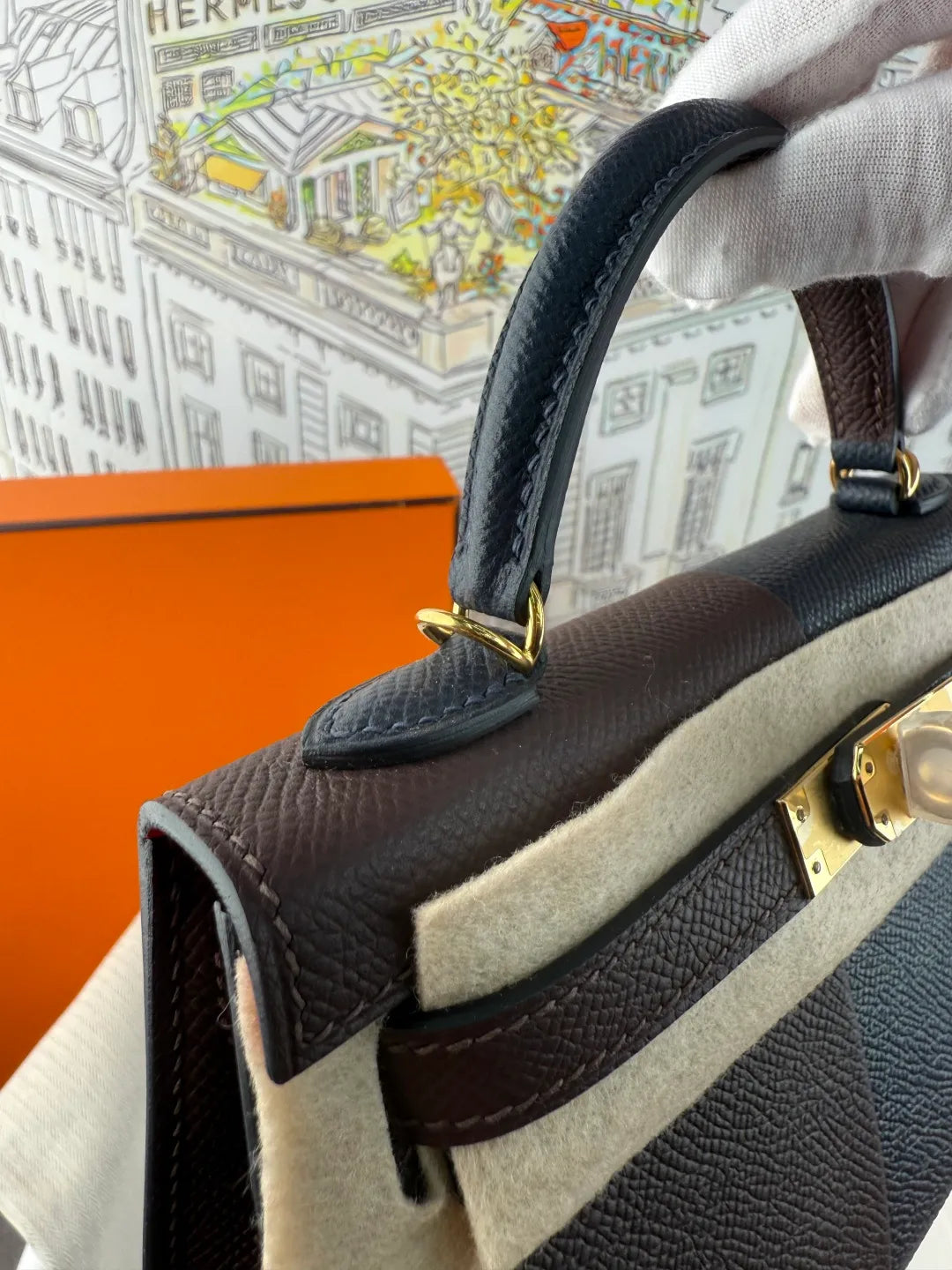 Hermès Kelly II 19 Epsom Leather Handbag