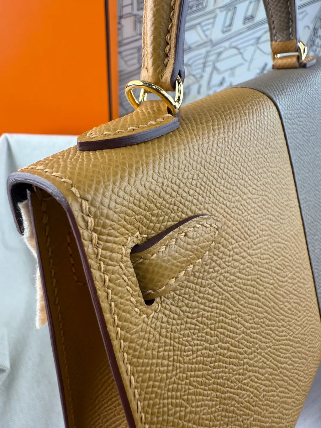 Hermès Kelly II 19 Epsom Leather Handbag
