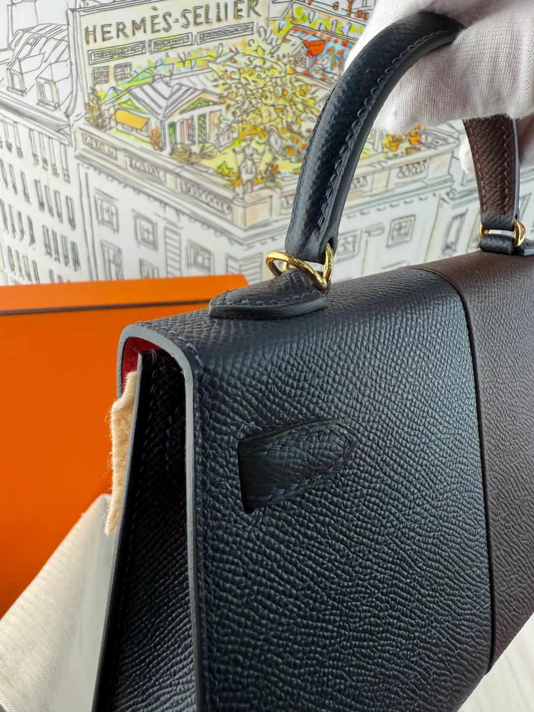 Hermès Kelly II 19 Epsom Leather Handbag