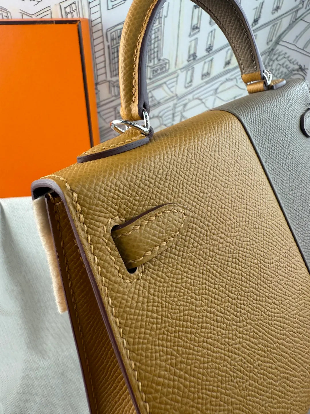 Hermès Kelly II 19 Epsom Leather Handbag