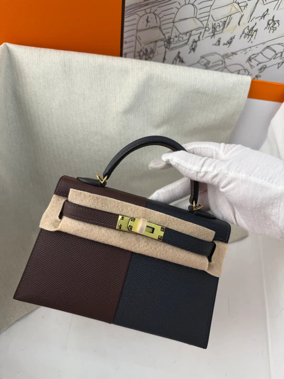 Hermès Kelly II 19 Epsom Leather Handbag