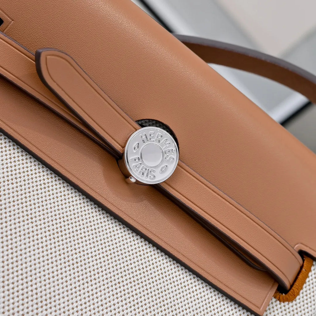 Mini Herbag 7.9 in Canvas Leather Handbag