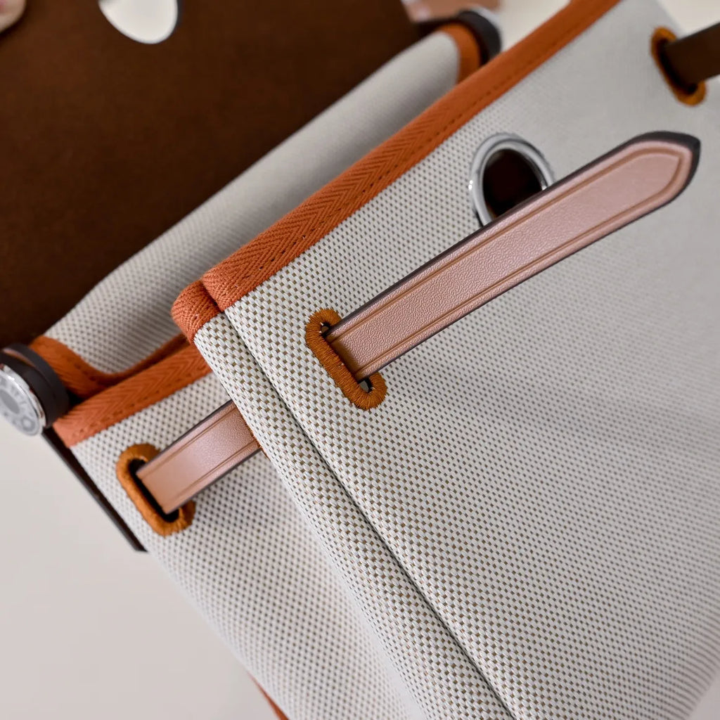 Mini Herbag 7.9 in Canvas Leather Handbag