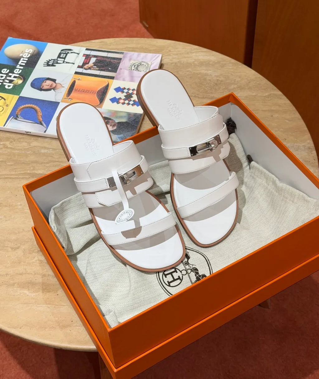 Hermes Nina Sandals Calfskin Leather 332906