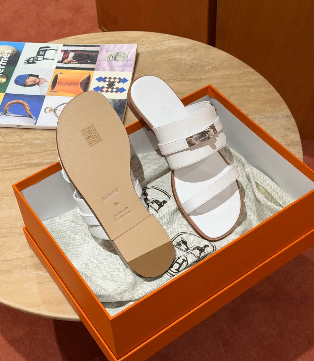 Hermes Nina Sandals Calfskin Leather 332906