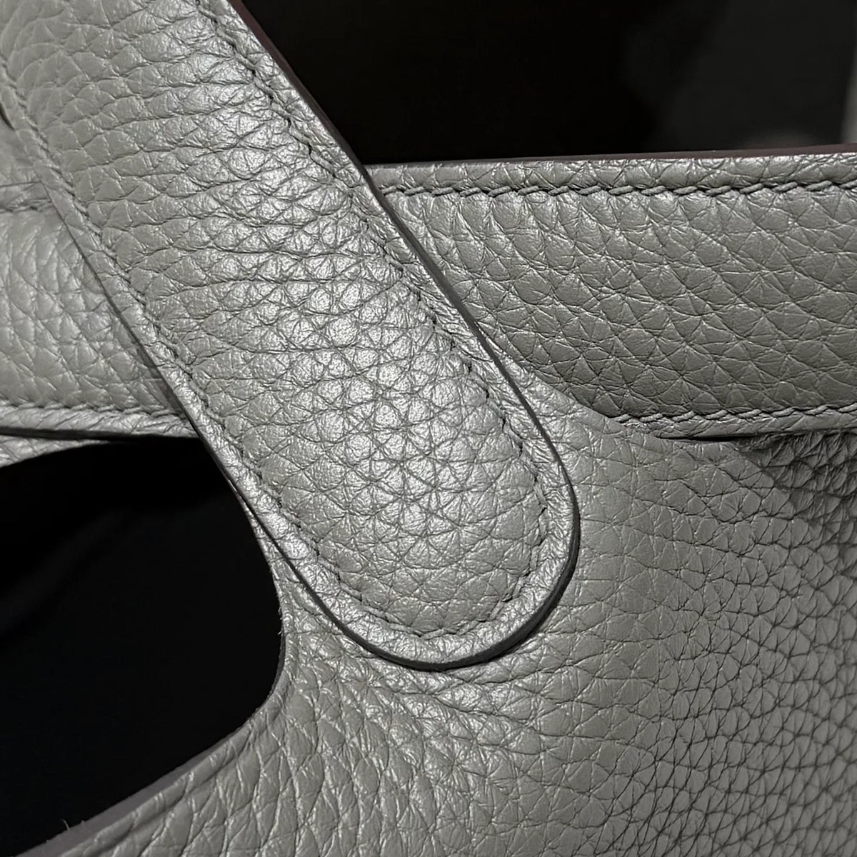Hermes Picotin 18 TC Tote Bag Gris Meyer