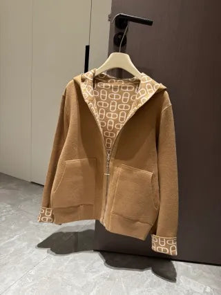 Hermès Women's Chaine d'Ancre Jacquard Knit Jacket