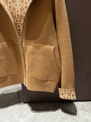Hermès Women's Chaine d'Ancre Jacquard Knit Jacket