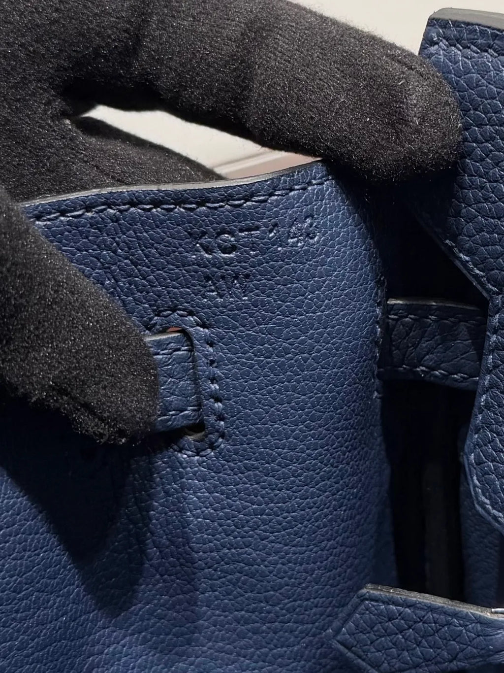 Hermès Women's Handbag 25 Sapphire Blue